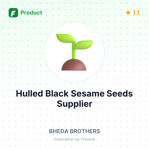 Hulled Black Sesame Seeds – summary card, no photo uploaded yet