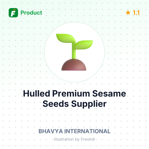 Hulled Premium Sesame Seeds – summary card, no photo uploaded yet