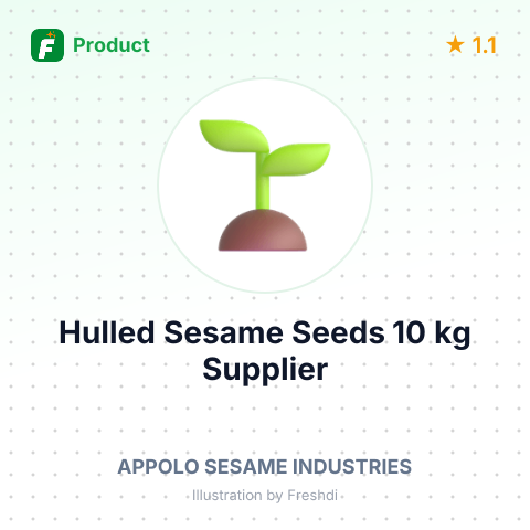 Hulled Sesame Seeds 10 kg – summary card, no photo uploaded yet