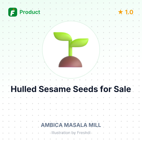 Hulled Sesame Seeds – summary card, no photo uploaded yet
