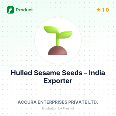 Hulled Sesame Seeds – summary card, no photo uploaded yet