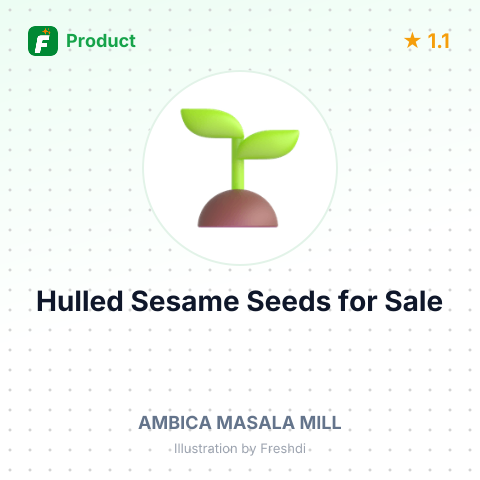 Hulled Sesame Seeds – summary card, no photo uploaded yet