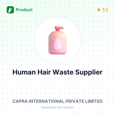Human Hair Waste – summary card, no photo uploaded yet