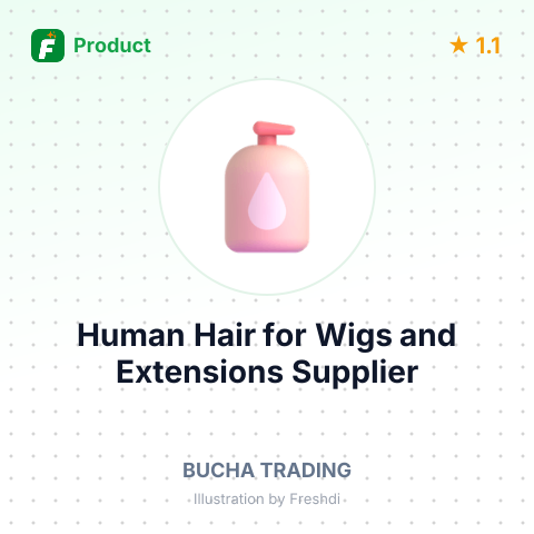 Human Hair for Wigs and Extensions – summary card, no photo uploaded yet