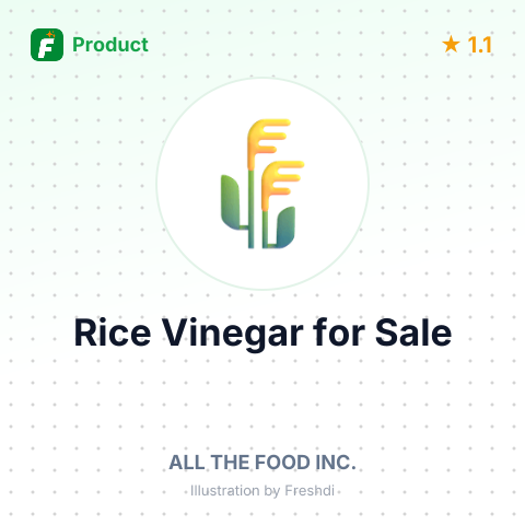 Hwanman Rice Vinegar – summary card, no photo uploaded yet