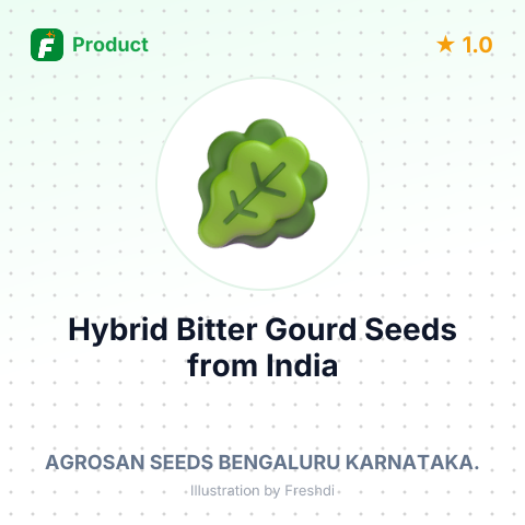 Hybrid Bitter Gourd Seeds – summary card, no photo uploaded yet