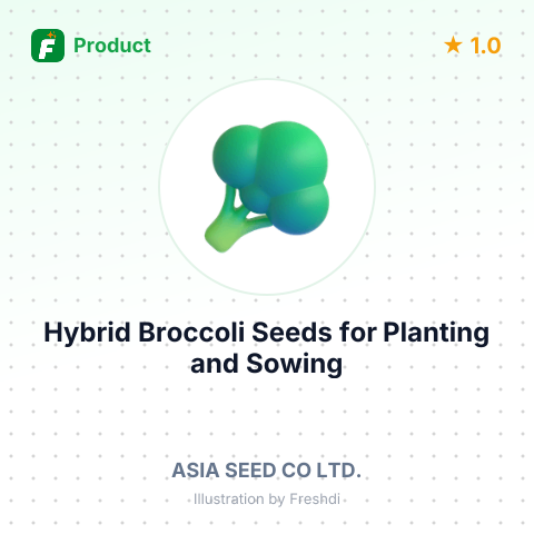 Hybrid Broccoli Seeds for Planting and Sowing – summary card, no photo uploaded yet