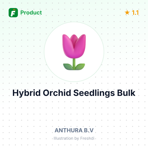 Hybrid Phalaenopsis Orchid Seedlings – summary card, no photo uploaded yet