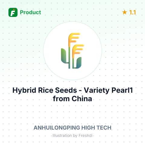 Hybrid Rice Seeds - Variety Pearl1 – summary card, no photo uploaded yet