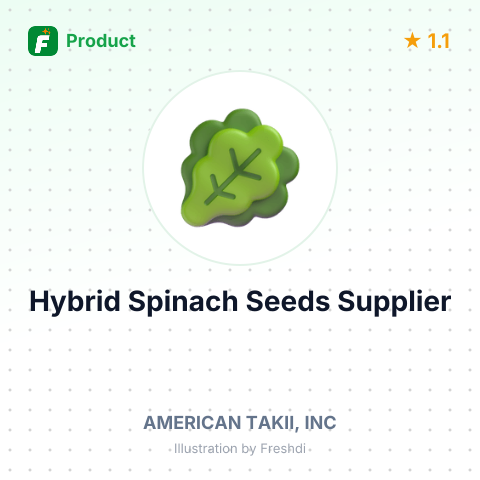 Hybrid Spinach Seeds – summary card, no photo uploaded yet