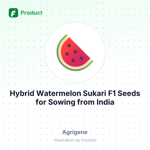 Hybrid Watermelon Sukari F1 Seeds for Sowing – summary card, no photo uploaded yet