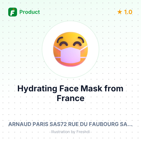 Hydrating Face Mask – summary card, no photo uploaded yet