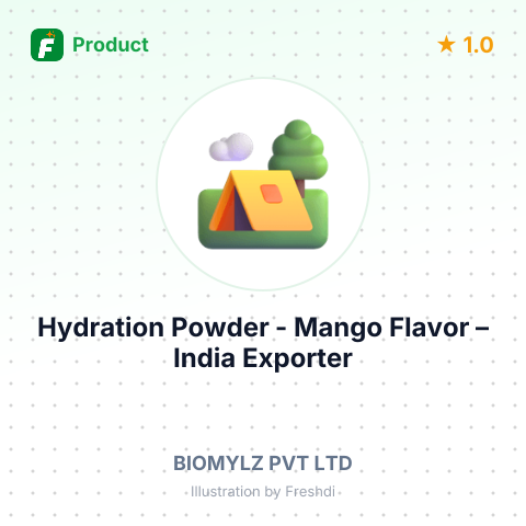 Hydration Powder - Mango Flavor – summary card, no photo uploaded yet