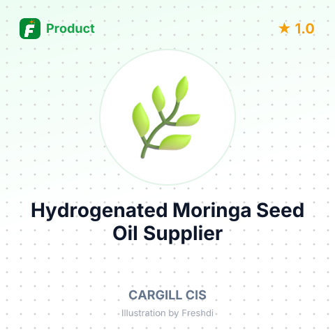 Hydrogenated Moringa Seed Oil – summary card, no photo uploaded yet