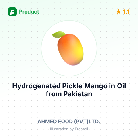 Hydrogenated Pickle Mango in Oil – summary card, no photo uploaded yet