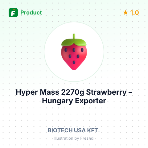 Hyper Mass 2270g Strawberry – summary card, no photo uploaded yet