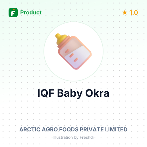 IQF Baby Okra – summary card, no photo uploaded yet