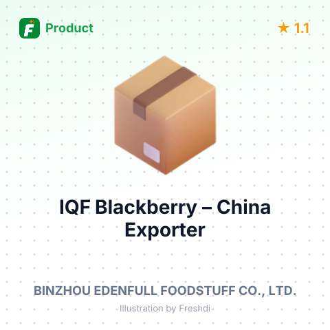 IQF Blackberry – summary card, no photo uploaded yet