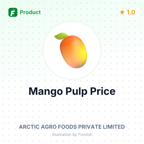 IQF Mango Pulp – summary card, no photo uploaded yet