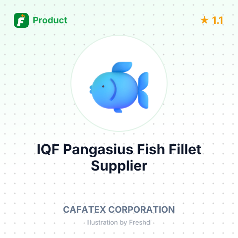 IQF Pangasius Fish Fillet – summary card, no photo uploaded yet