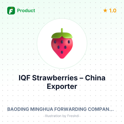IQF Strawberries – summary card, no photo uploaded yet