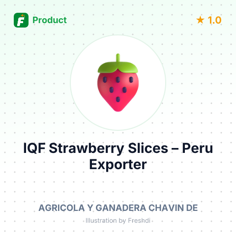 IQF Strawberry Slices – summary card, no photo uploaded yet