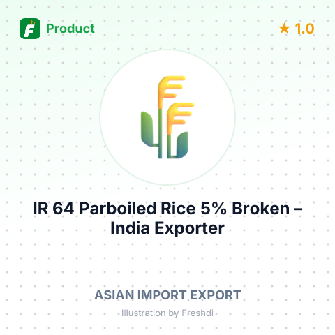 IR 64 Parboiled Rice 5% Broken – summary card, no photo uploaded yet