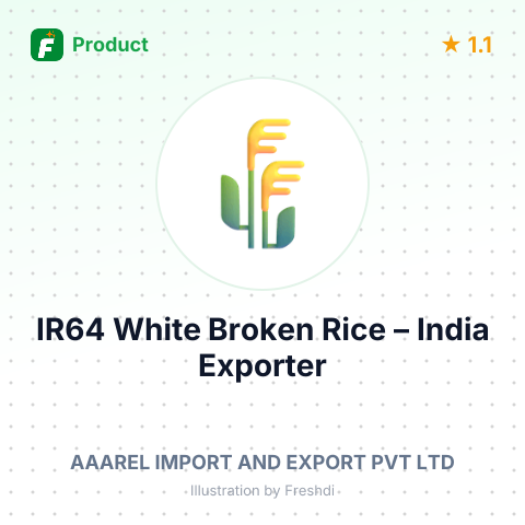 IR64 White Broken Rice – summary card, no photo uploaded yet