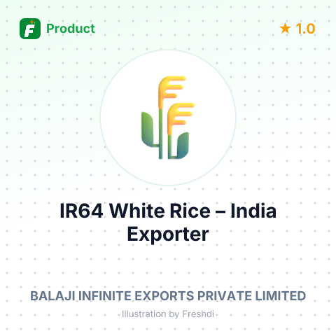 IR64 White Rice – summary card, no photo uploaded yet