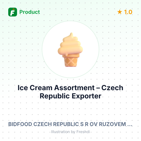 Ice Cream Assortment – summary card, no photo uploaded yet