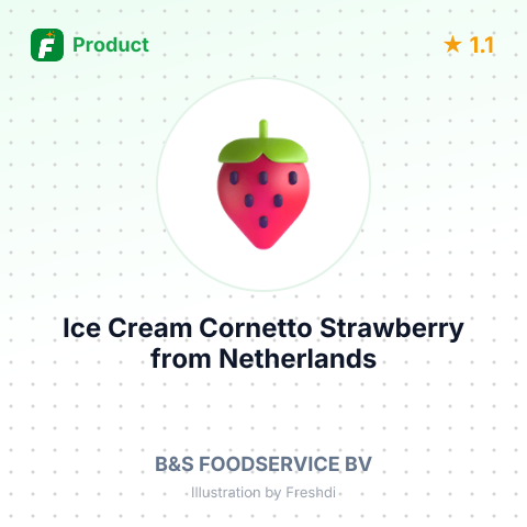 Ice Cream Cornetto Strawberry – summary card, no photo uploaded yet