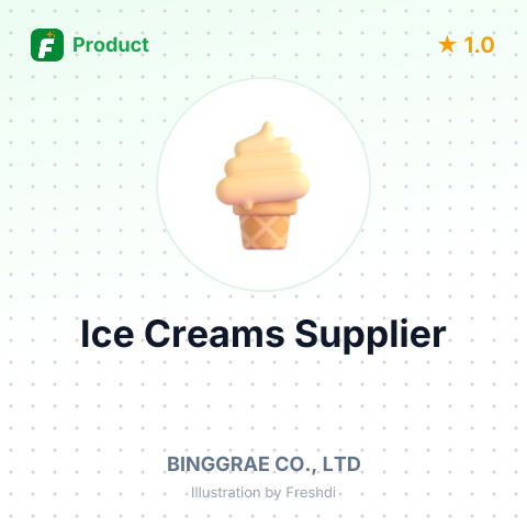 Ice Creams – summary card, no photo uploaded yet