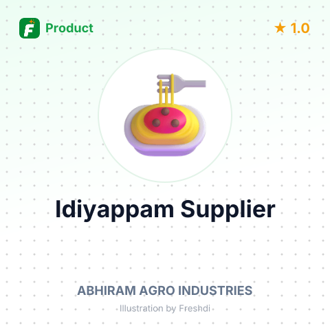 Idiyappam – summary card, no photo uploaded yet