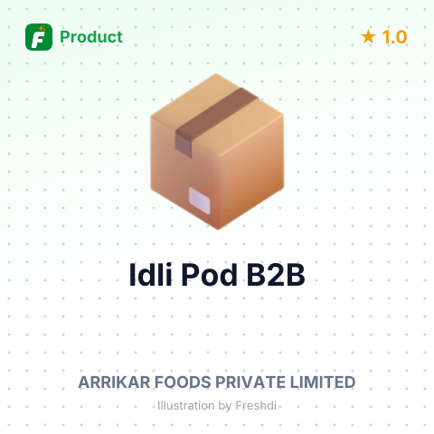 Idli Pod – summary card, no photo uploaded yet