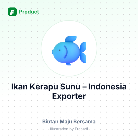 Ikan Kerapu Sunu (Grouper Fish) – summary card, no photo uploaded yet