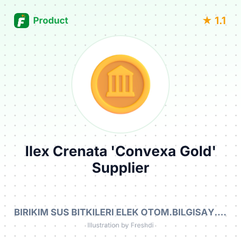 Ilex Crenata 'Convexa Gold' – summary card, no photo uploaded yet