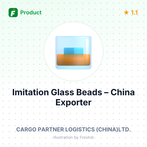 Imitation Glass Beads – summary card, no photo uploaded yet