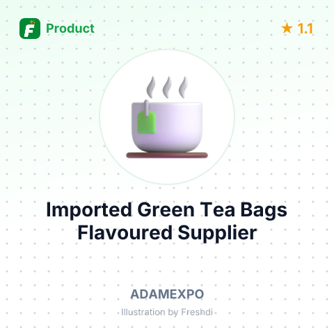 Imported Green Tea Bags Flavoured – summary card, no photo uploaded yet