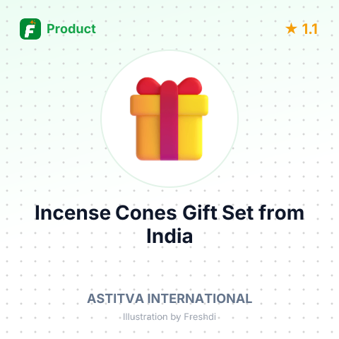 Incense Cones Gift Set – summary card, no photo uploaded yet