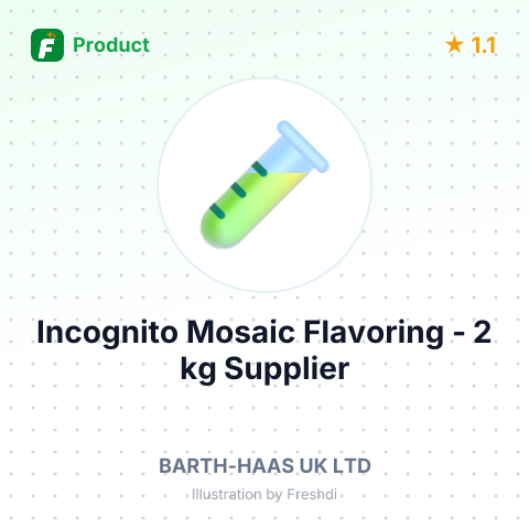 Incognito Mosaic Flavoring - 2 kg – summary card, no photo uploaded yet
