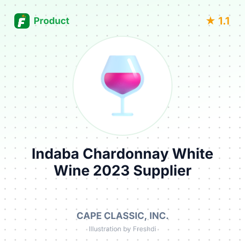 Indaba Chardonnay White Wine 2023 – summary card, no photo uploaded yet