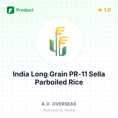 India Long Grain PR-11 Sella Parboiled Rice – product summary card, no photo uploaded yet