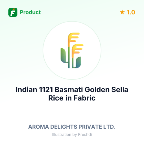 Indian 1121 Basmati Golden Sella Rice in Fabric Bags – summary card, no photo uploaded yet