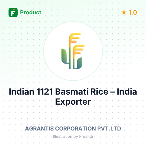 Indian 1121 Basmati Rice – summary card, no photo uploaded yet