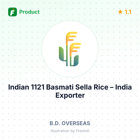 Indian 1121 Basmati Sella Rice – summary card, no photo uploaded yet