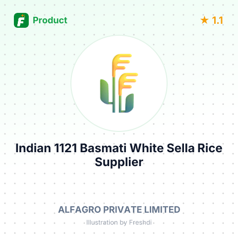 Indian 1121 Basmati White Sella Rice – summary card, no photo uploaded yet