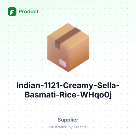 Indian 1121 Creamy Sella Basmati Rice – summary card, no photo uploaded yet