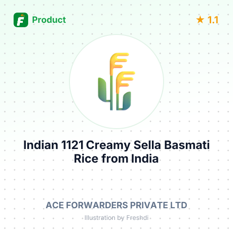 Indian 1121 Creamy Sella Basmati Rice – summary card, no photo uploaded yet