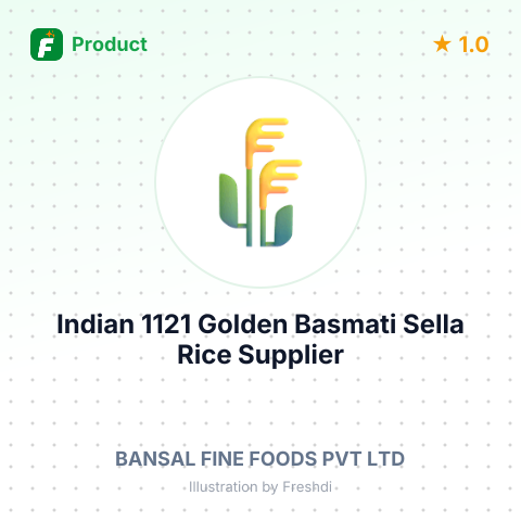 Indian 1121 Golden Basmati Sella Rice – summary card, no photo uploaded yet