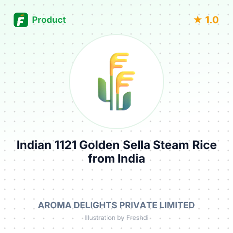 Indian 1121 Golden Sella Steam Rice – summary card, no photo uploaded yet